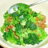 栄養満点♪我が家の“小松菜納豆”
